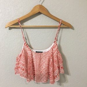 Flowy Tribal Crop Top